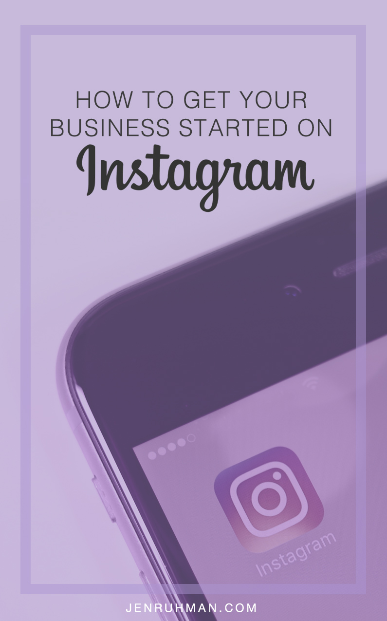 how to get your business started on instagram