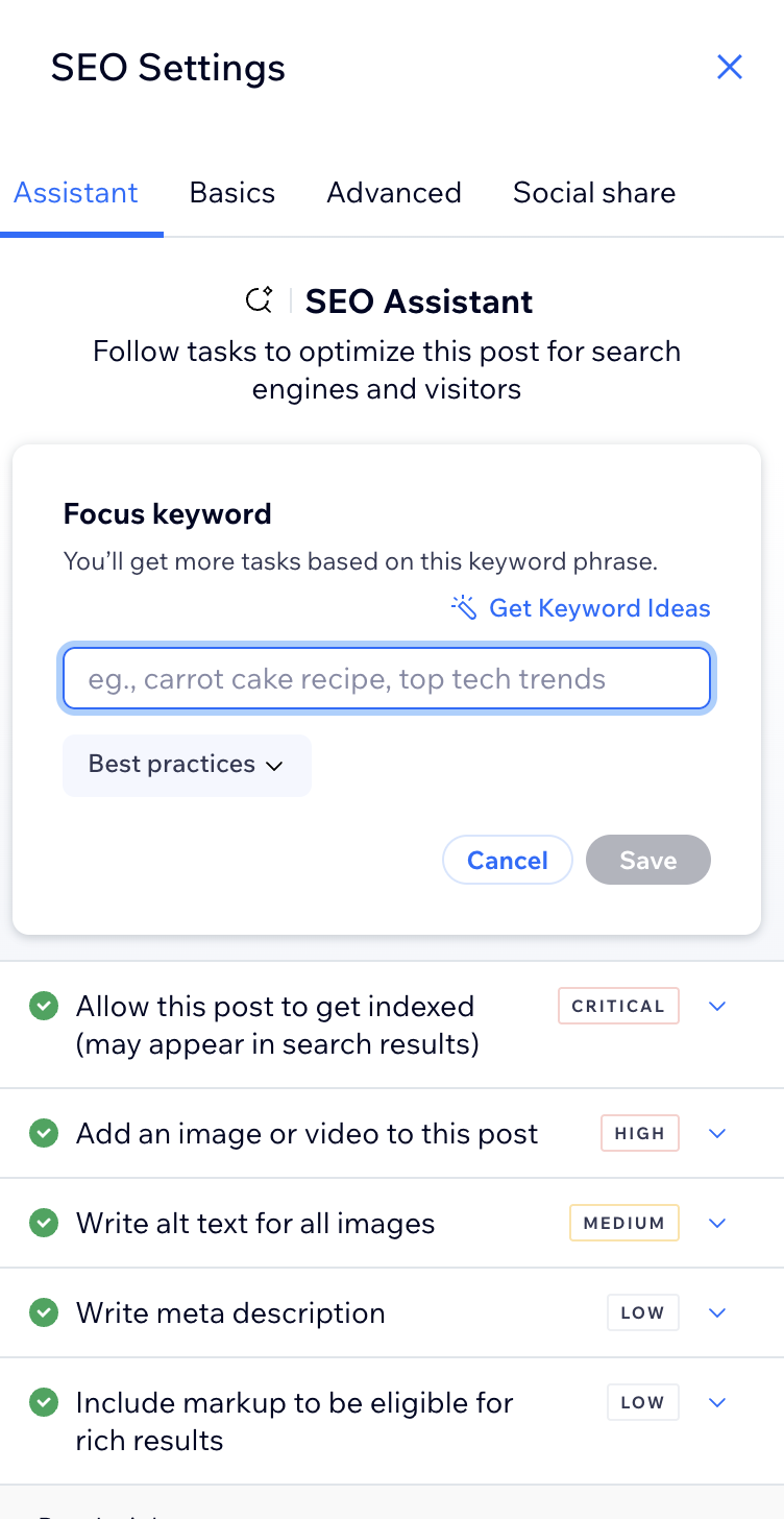 wix seo settings wix seo settings